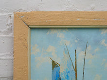 Load image into Gallery viewer, Original vintage impressionist nautical painting by KB Chun
