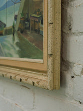 Load image into Gallery viewer, Whimsical Geology, Vintage oil painting by E Harper
