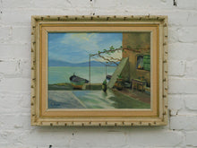 Load image into Gallery viewer, Whimsical Geology, Vintage oil painting by E Harper
