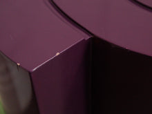 Load image into Gallery viewer, Post Modern purple swirl side table
