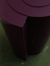 Load image into Gallery viewer, Post Modern purple swirl side table
