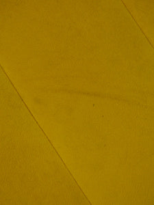 Yellow chair and ottoman