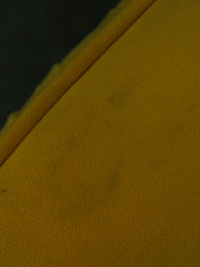 Yellow chair and ottoman