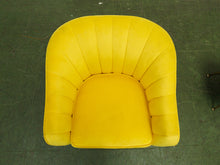 Load image into Gallery viewer, Yellow chair and ottoman
