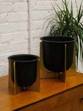 Load image into Gallery viewer, Black Scandi Planters
