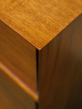 Load image into Gallery viewer, Pecan modern six Drawer Dresser

