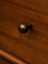 Load image into Gallery viewer, Pecan modern six Drawer Dresser
