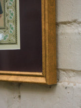 Load image into Gallery viewer, Victorian-Era Fashion Plate Framed Antique-Style Print
