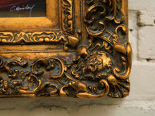 Load image into Gallery viewer, Aristocratic Vintage Shih Tzu Oil Painting in Gilded Baroque Frame
