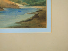Load image into Gallery viewer, Vintage Watercolor Landscape Mid-20th Century
