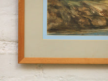 Load image into Gallery viewer, Vintage Watercolor Landscape Mid-20th Century
