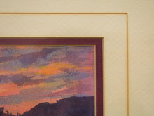 Load image into Gallery viewer, Framed seascape sunset twilight coastal
