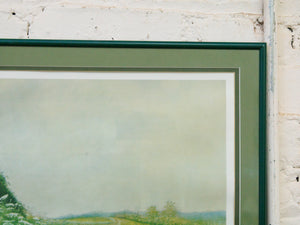 Summer Wildflowers Framed Countryside Landscape Print