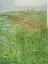 Load image into Gallery viewer, Summer Wildflowers Framed Countryside Landscape Print
