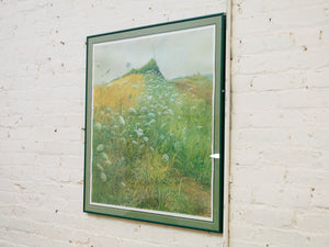 Summer Wildflowers Framed Countryside Landscape Print