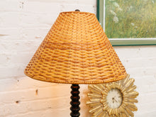 Load image into Gallery viewer, Cone Shape Rattan Shade Lamp
