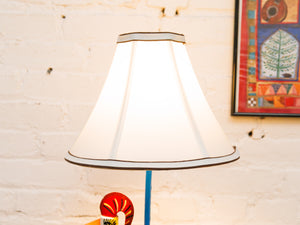 Hand painted Rooster lamp