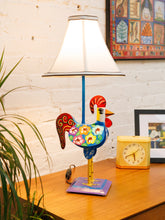 Load image into Gallery viewer, Hand painted Rooster lamp
