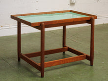 Load image into Gallery viewer, Vintage mid-century Coffee Table with green top
