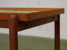 Load image into Gallery viewer, Vintage mid-century Coffee Table with green top
