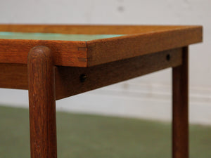 Vintage mid-century Coffee Table with green top