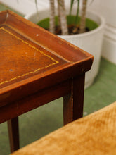 Load image into Gallery viewer, Italian Leather Side Table
