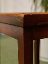 Load image into Gallery viewer, Italian Leather Side Table
