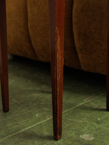 Italian Leather Side Table