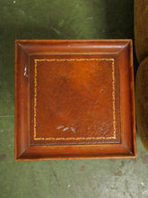 Load image into Gallery viewer, Italian Leather Side Table
