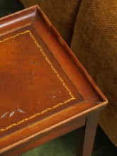 Load image into Gallery viewer, Italian Leather Side Table
