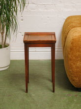 Load image into Gallery viewer, Italian Leather Side Table

