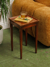 Load image into Gallery viewer, Italian Leather Side Table
