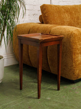 Load image into Gallery viewer, Italian Leather Side Table

