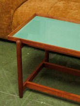 Load image into Gallery viewer, Vintage mid-century Coffee Table with green top
