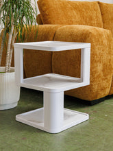 Load image into Gallery viewer, Faux Marble 3 tier Side Table
