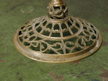 Load image into Gallery viewer, Marble Hollywood Regency metal side table Vintage
