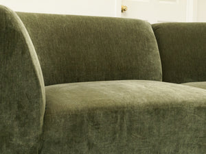 Bonnie 3 Piece Sectional in Moss