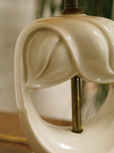 Load image into Gallery viewer, Small White Ceramic Table Lamp
