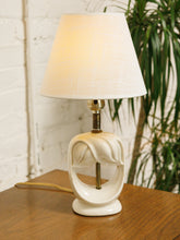 Load image into Gallery viewer, Small White Ceramic Table Lamp
