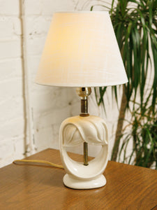 Small White Ceramic Table Lamp