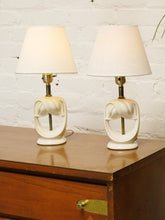 Load image into Gallery viewer, Small White Ceramic Table Lamp
