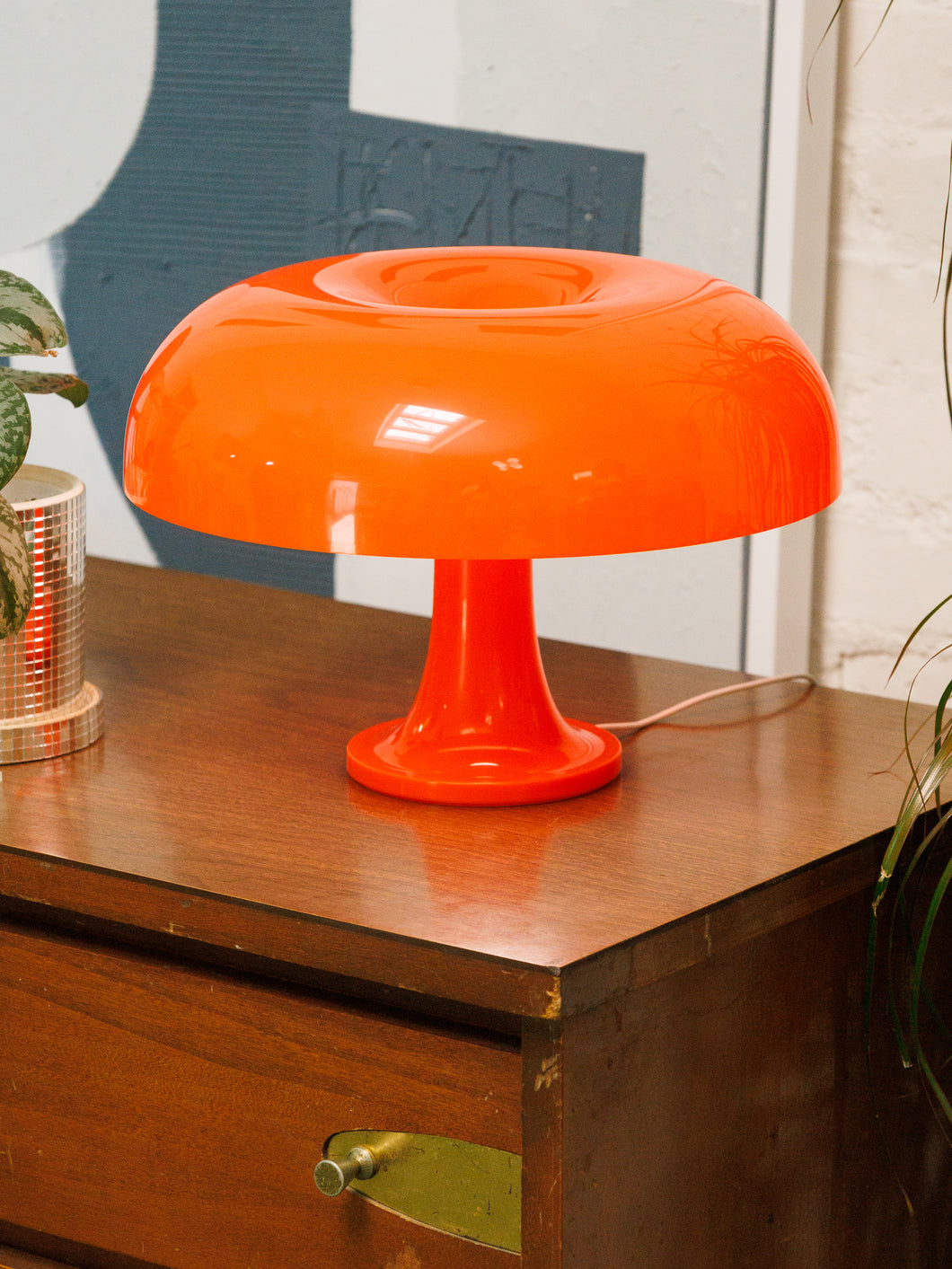 Orange mushroom Lamp