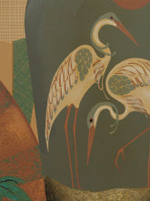 Load image into Gallery viewer, Post Modern Franco Embellished Lithograph Vase
