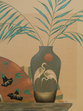 Load image into Gallery viewer, Post Modern Franco Embellished Lithograph Vase
