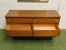 Load image into Gallery viewer, Vintage six drawer mid-century Dresser
