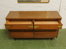 Load image into Gallery viewer, Vintage six drawer mid-century Dresser
