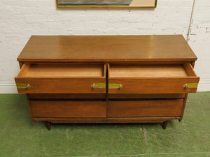 Vintage six drawer mid-century Dresser