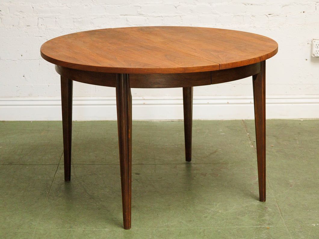 Clara Walnut Vintage round Dining Table
