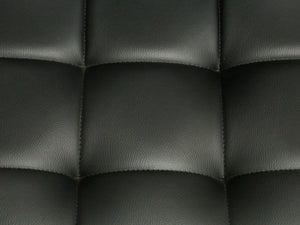Black Square Tufted Office Chair