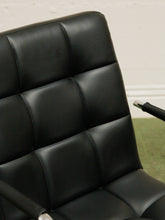 Load image into Gallery viewer, Black Square Tufted Office Chair
